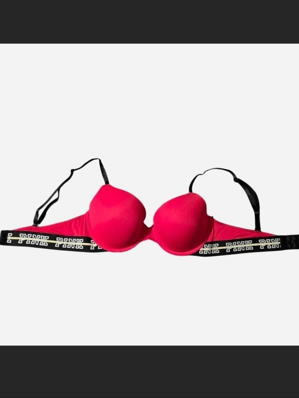 Victoria's Secret PINK Wear Everywhere T-shirt Bra,Partial Detachable Straps 36C